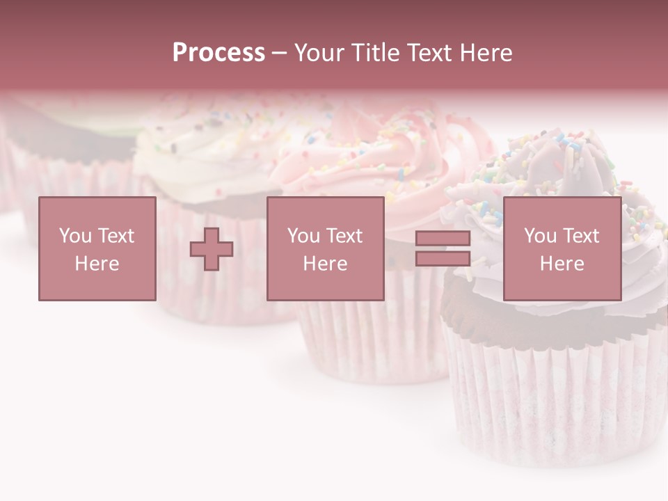 Iced Pastry Lavender PowerPoint Template