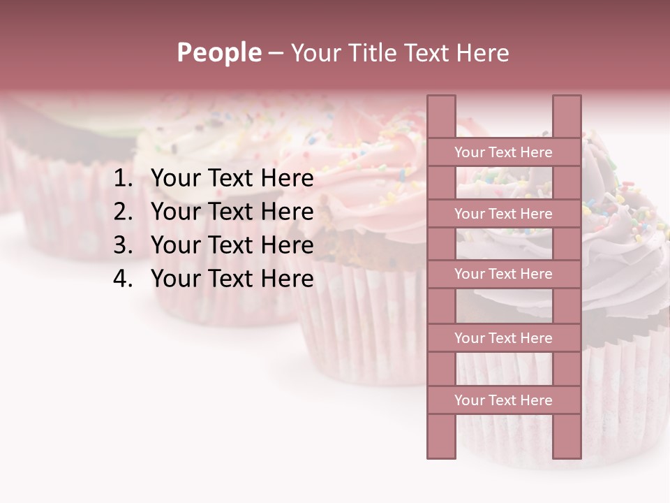 Iced Pastry Lavender PowerPoint Template