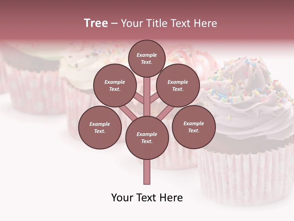 Iced Pastry Lavender PowerPoint Template