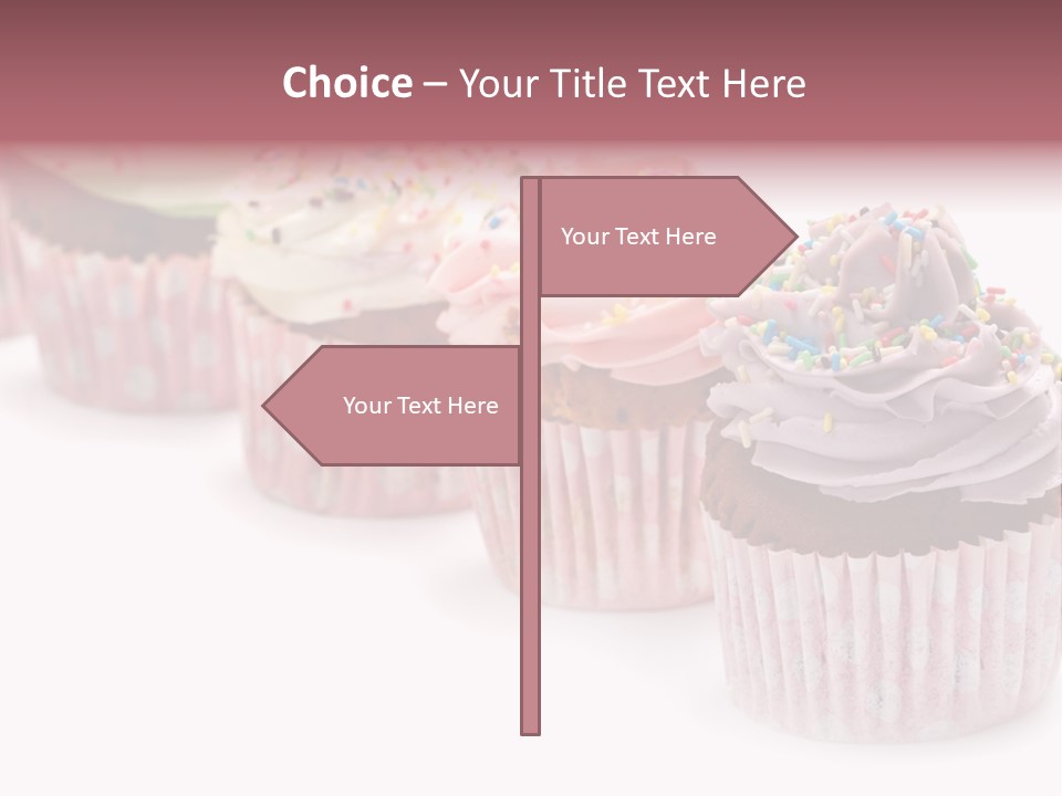 Iced Pastry Lavender PowerPoint Template