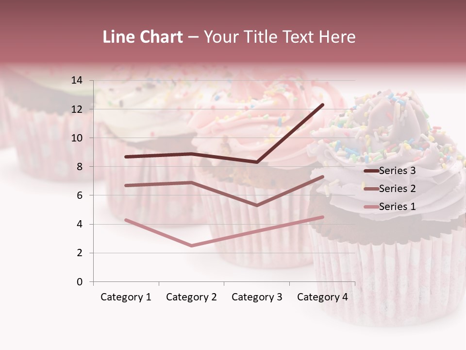 Iced Pastry Lavender PowerPoint Template