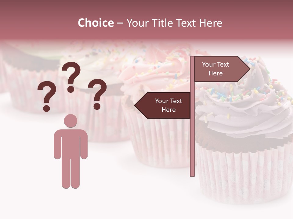 Iced Pastry Lavender PowerPoint Template