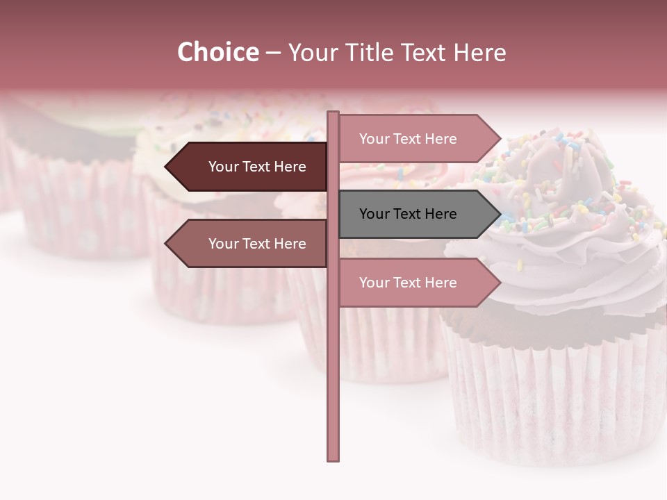 Iced Pastry Lavender PowerPoint Template