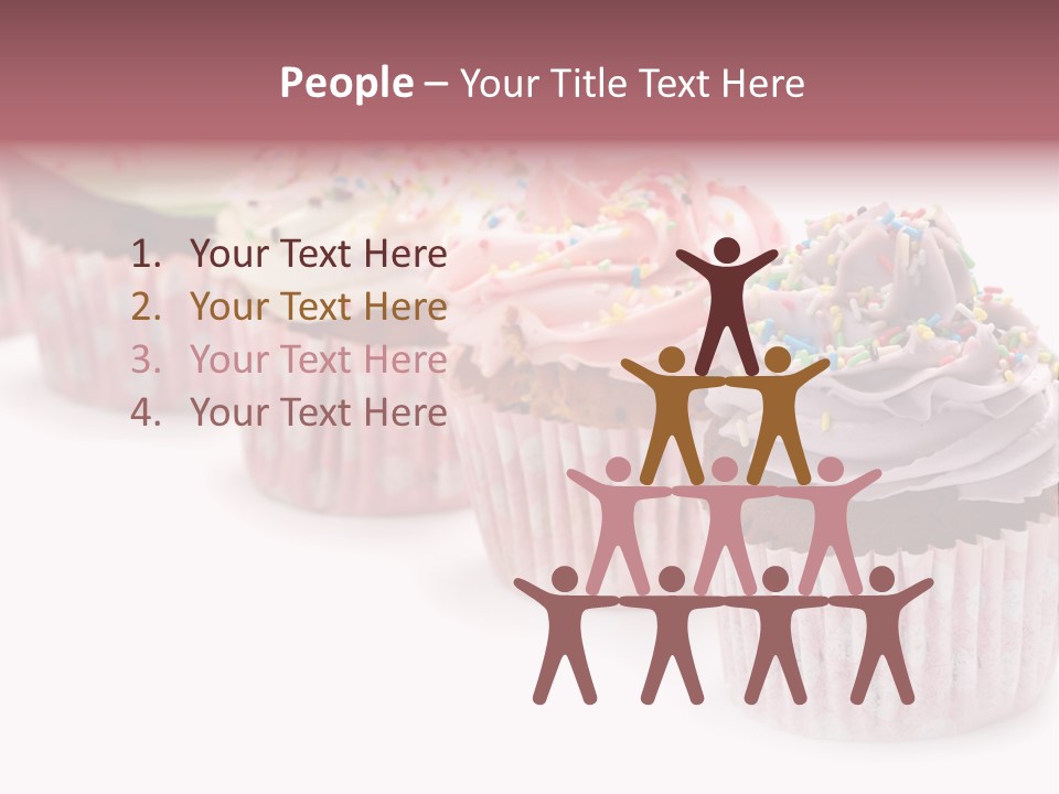 Iced Pastry Lavender PowerPoint Template