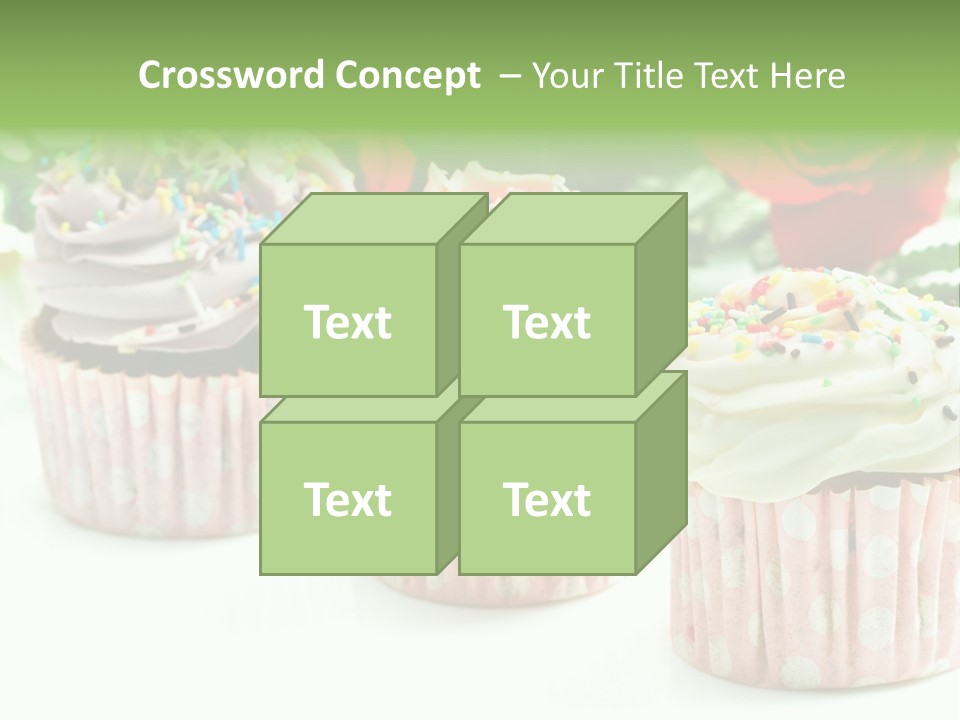 Flower Icing Baking PowerPoint Template