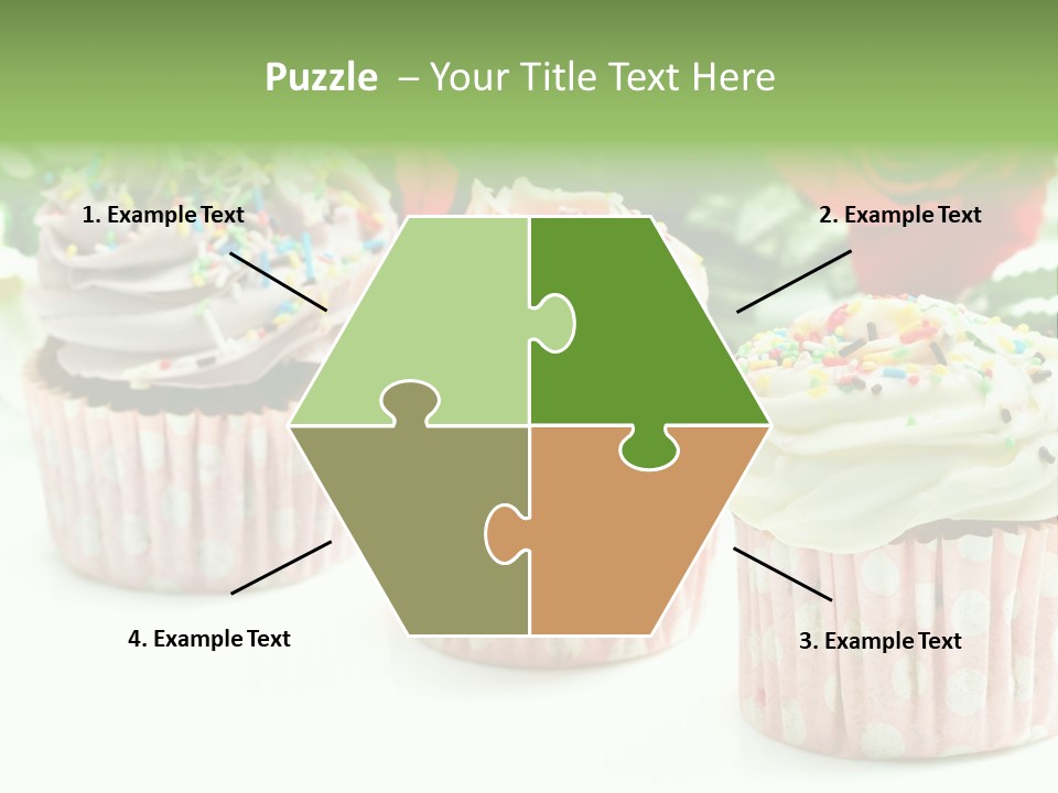 Flower Icing Baking PowerPoint Template