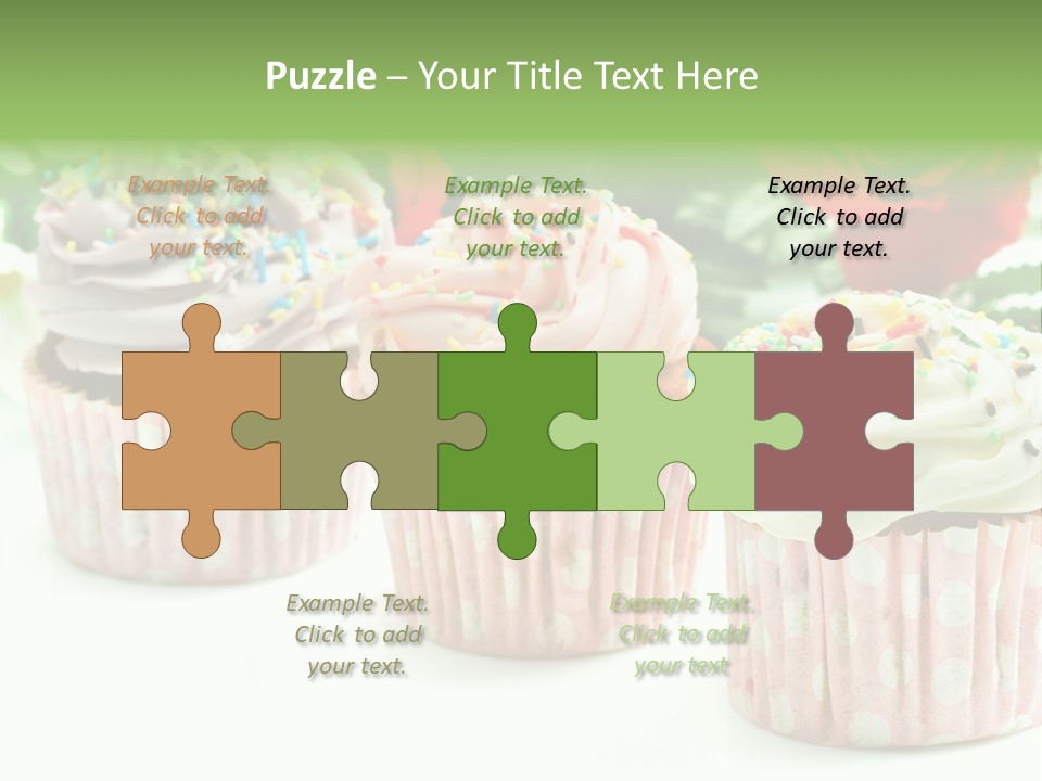Flower Icing Baking PowerPoint Template