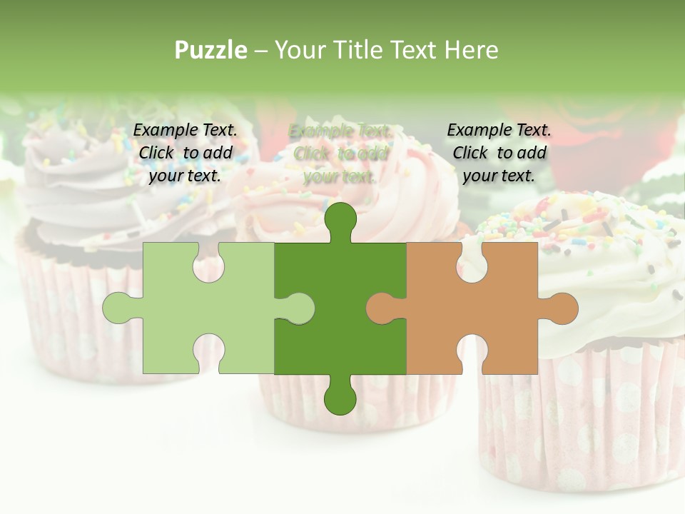 Flower Icing Baking PowerPoint Template