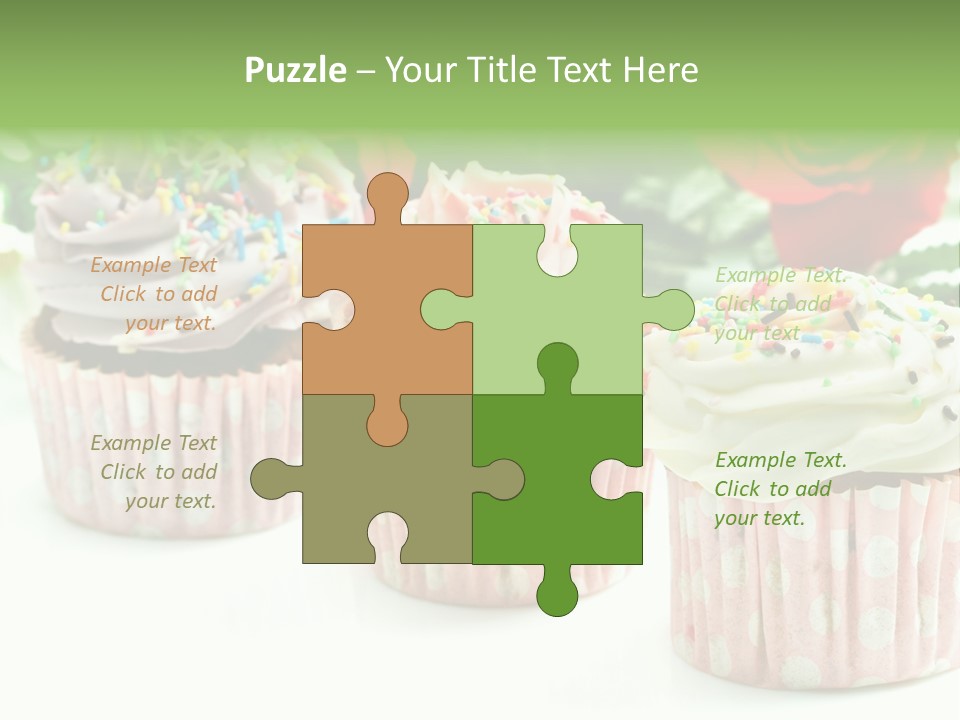 Flower Icing Baking PowerPoint Template