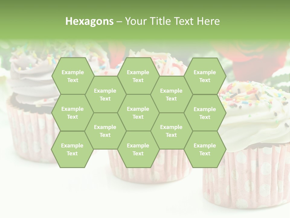 Flower Icing Baking PowerPoint Template