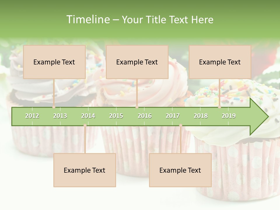 Flower Icing Baking PowerPoint Template