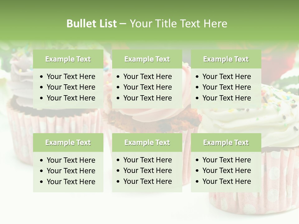 Flower Icing Baking PowerPoint Template