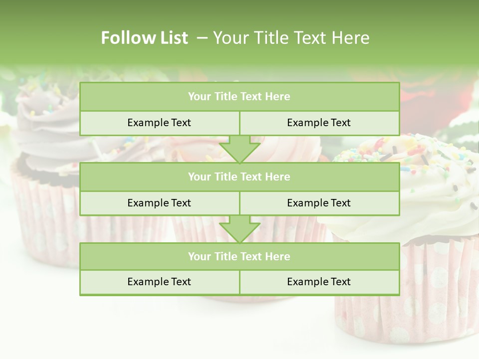 Flower Icing Baking PowerPoint Template