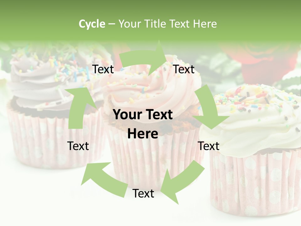 Flower Icing Baking PowerPoint Template