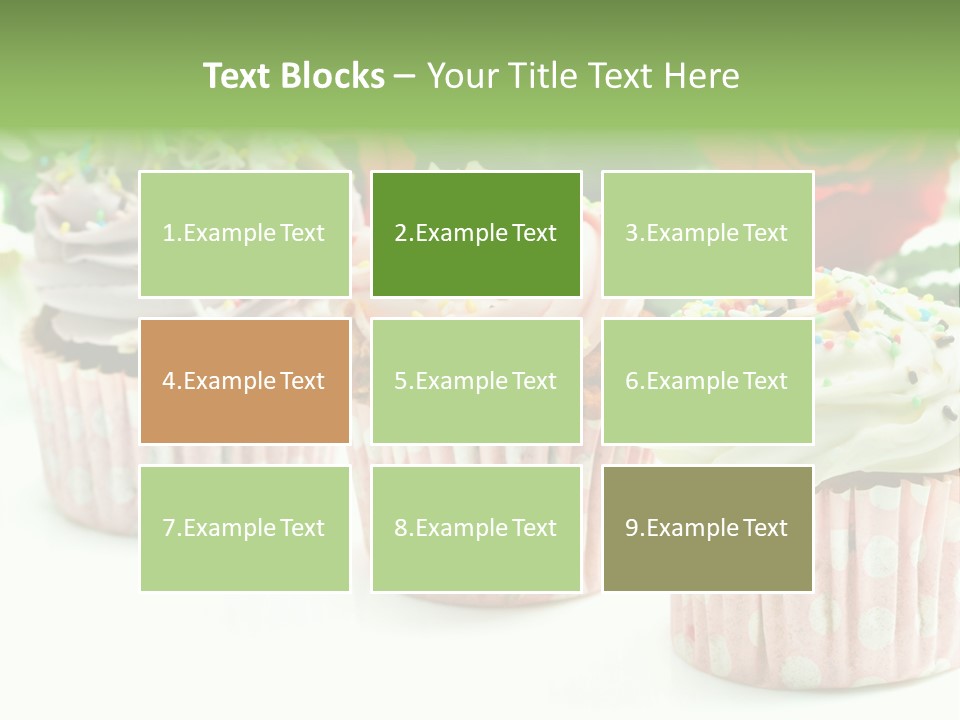 Flower Icing Baking PowerPoint Template