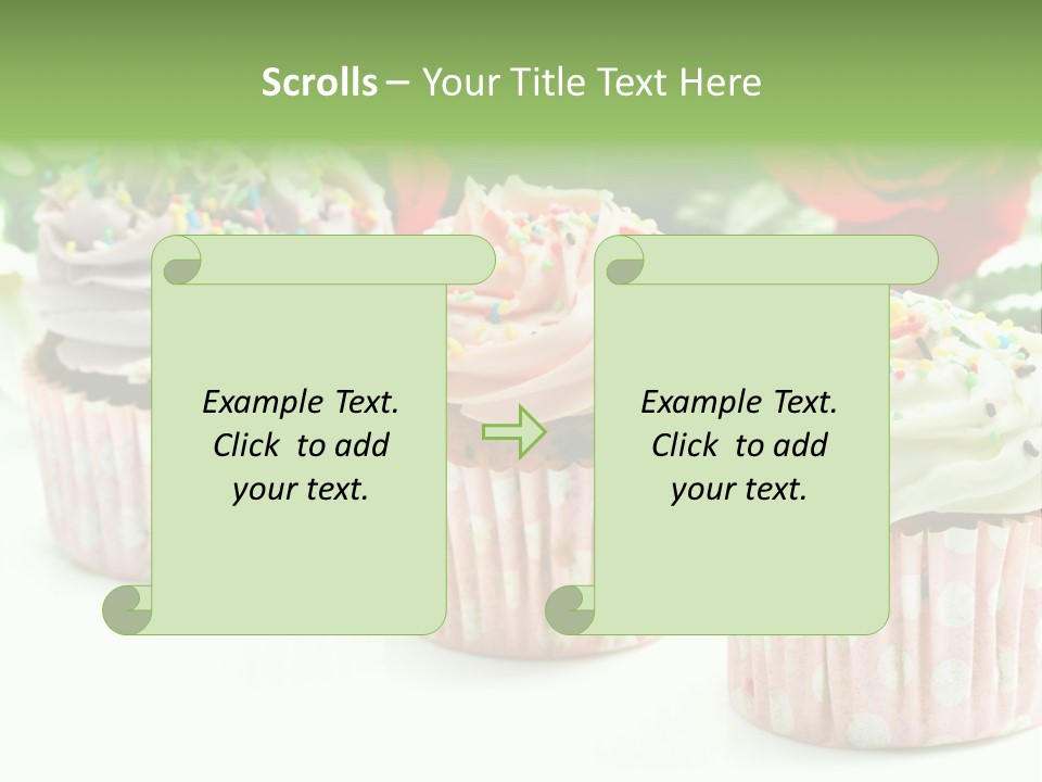 Flower Icing Baking PowerPoint Template