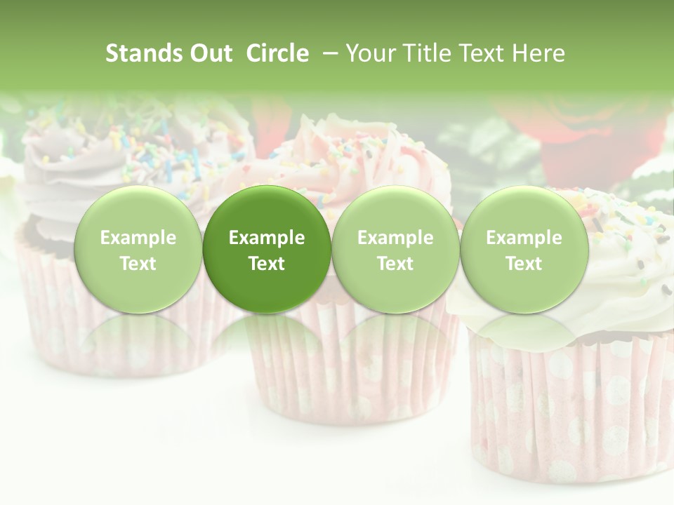 Flower Icing Baking PowerPoint Template