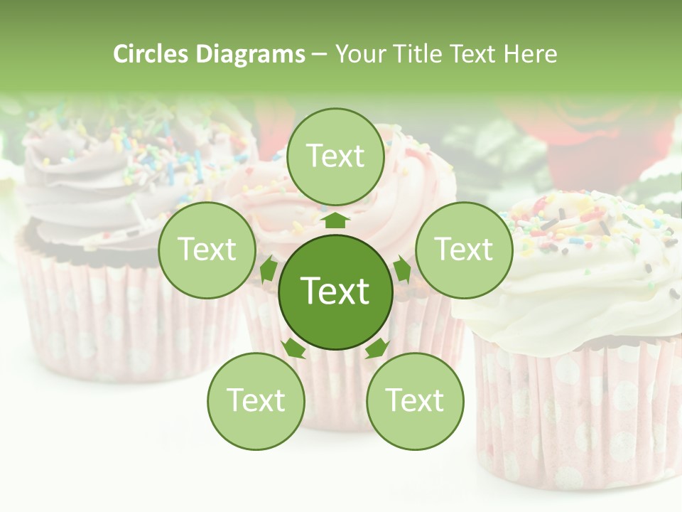 Flower Icing Baking PowerPoint Template