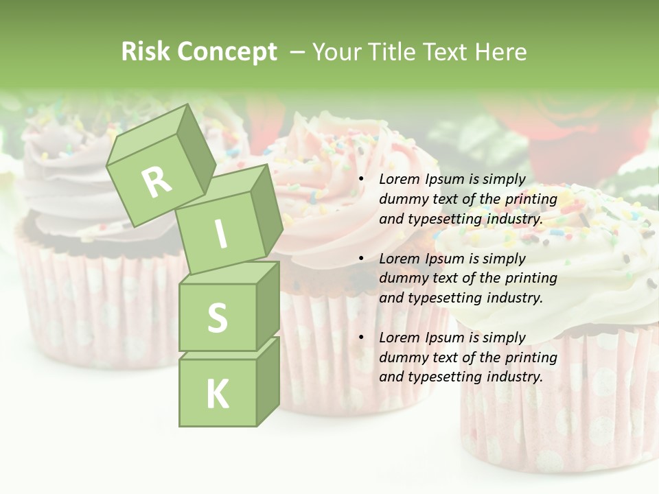 Flower Icing Baking PowerPoint Template