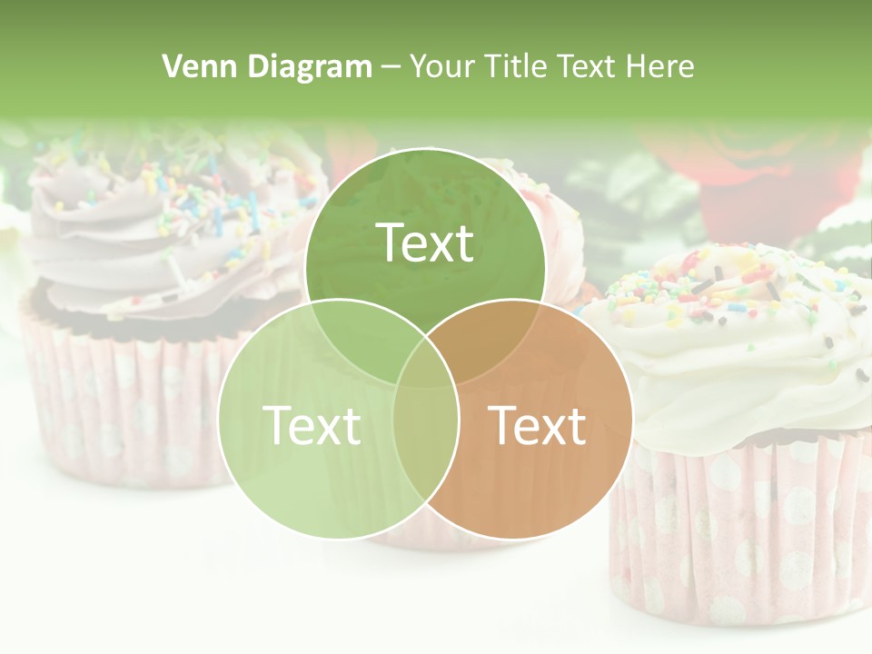 Flower Icing Baking PowerPoint Template