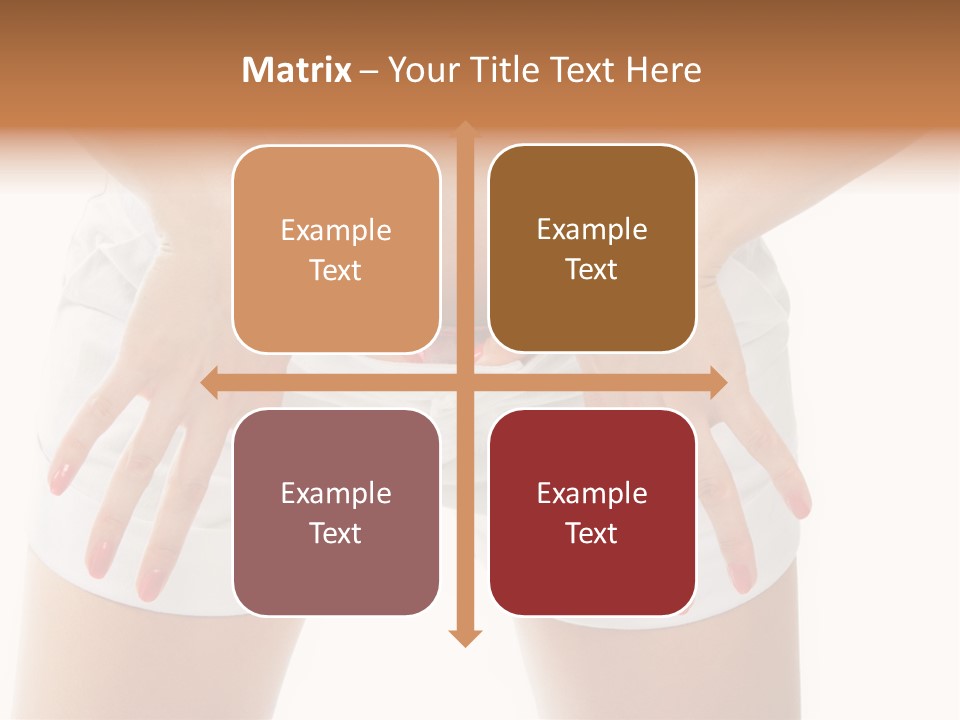 Dieting Clothing Emaciated PowerPoint Template