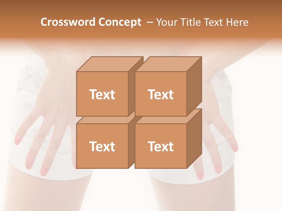 Dieting Clothing Emaciated PowerPoint Template