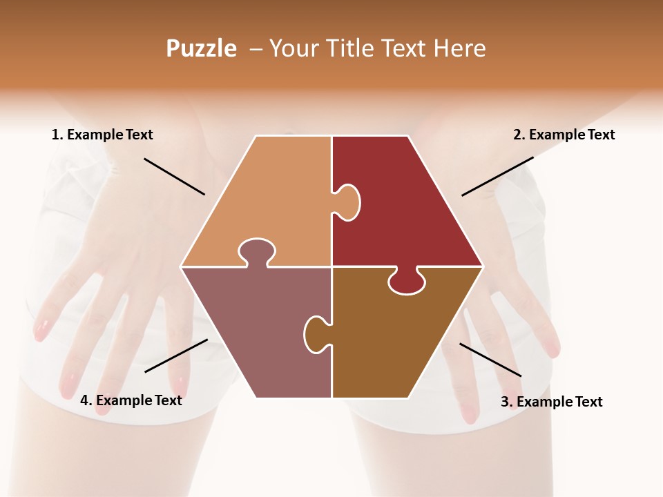 Dieting Clothing Emaciated PowerPoint Template