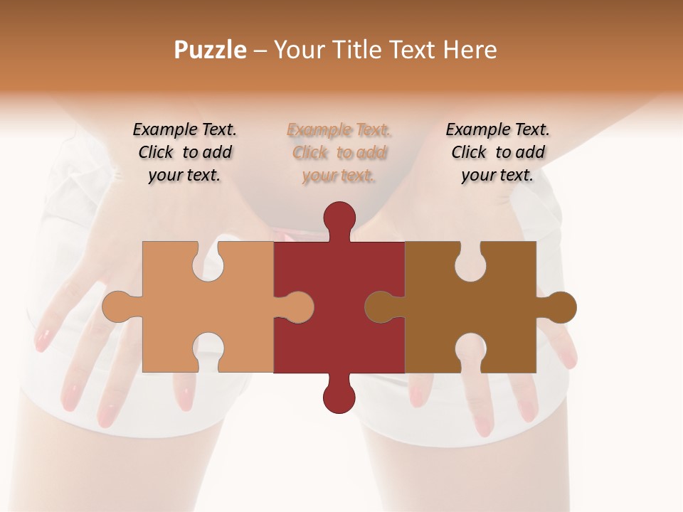 Dieting Clothing Emaciated PowerPoint Template