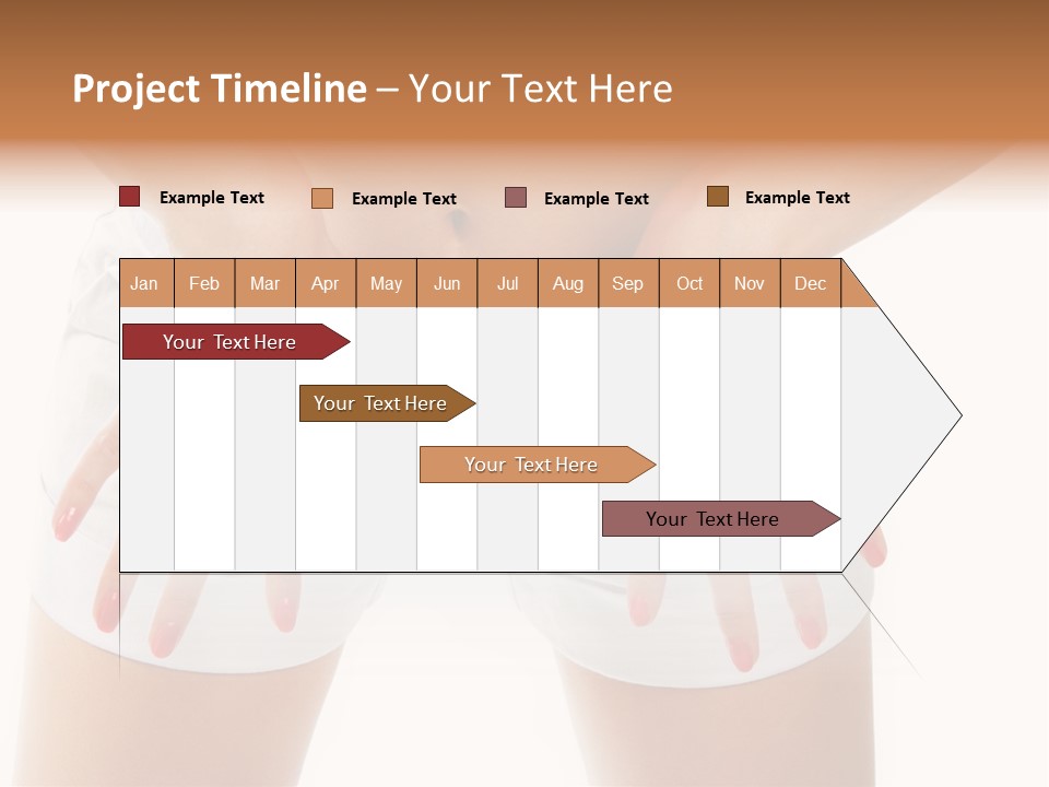 Dieting Clothing Emaciated PowerPoint Template