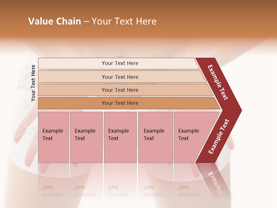 Dieting Clothing Emaciated PowerPoint Template