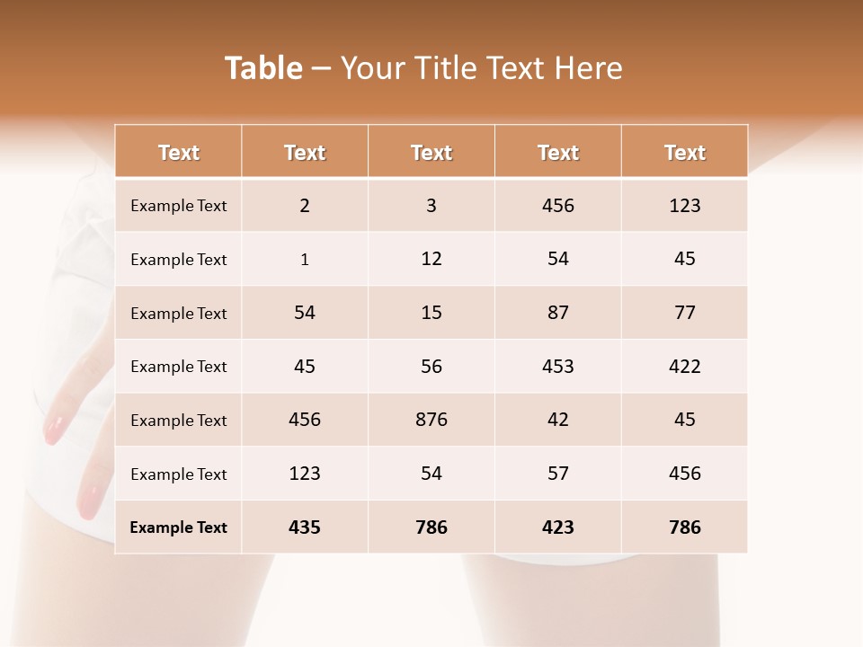 Dieting Clothing Emaciated PowerPoint Template