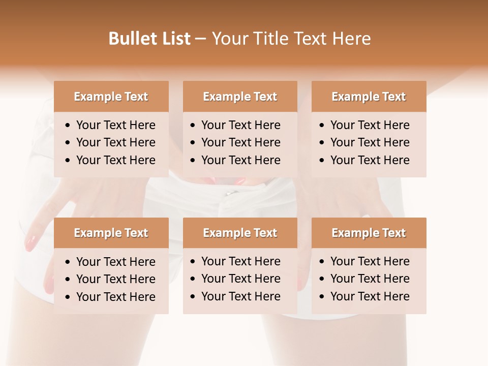 Dieting Clothing Emaciated PowerPoint Template