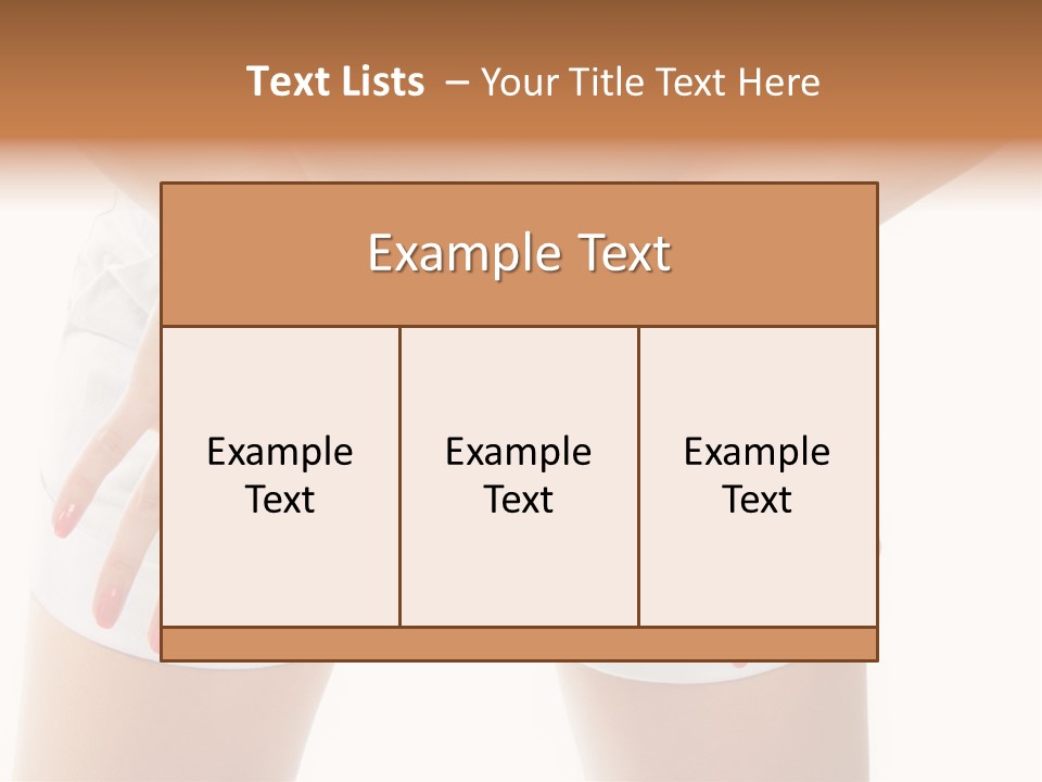 Dieting Clothing Emaciated PowerPoint Template