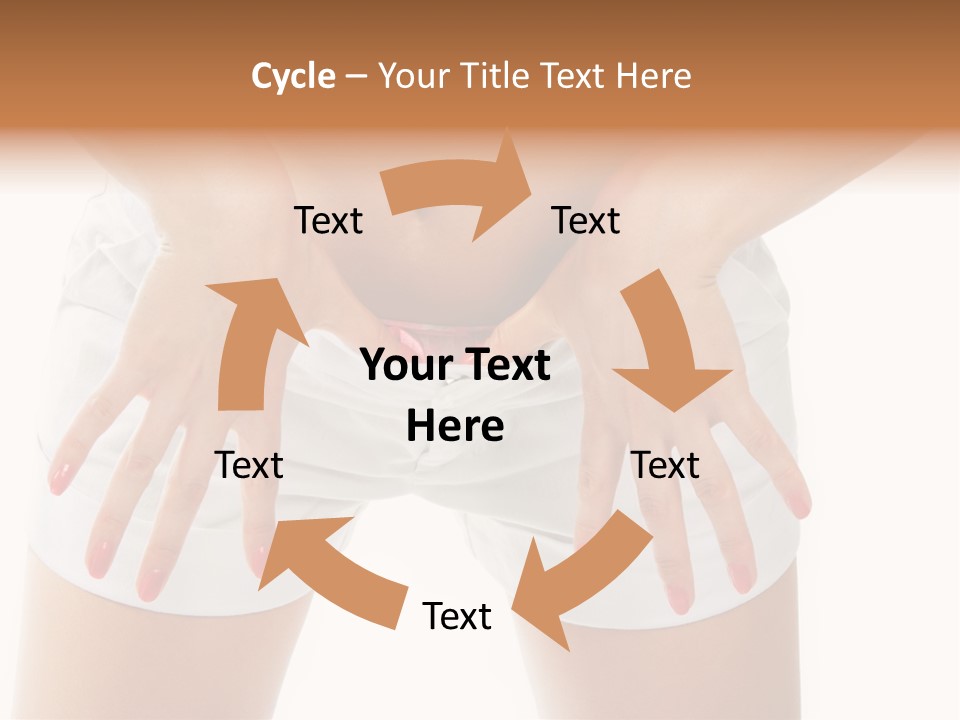 Dieting Clothing Emaciated PowerPoint Template