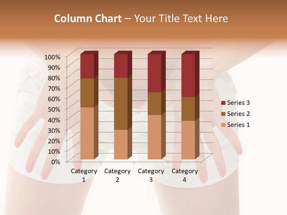 Dieting Clothing Emaciated PowerPoint Template