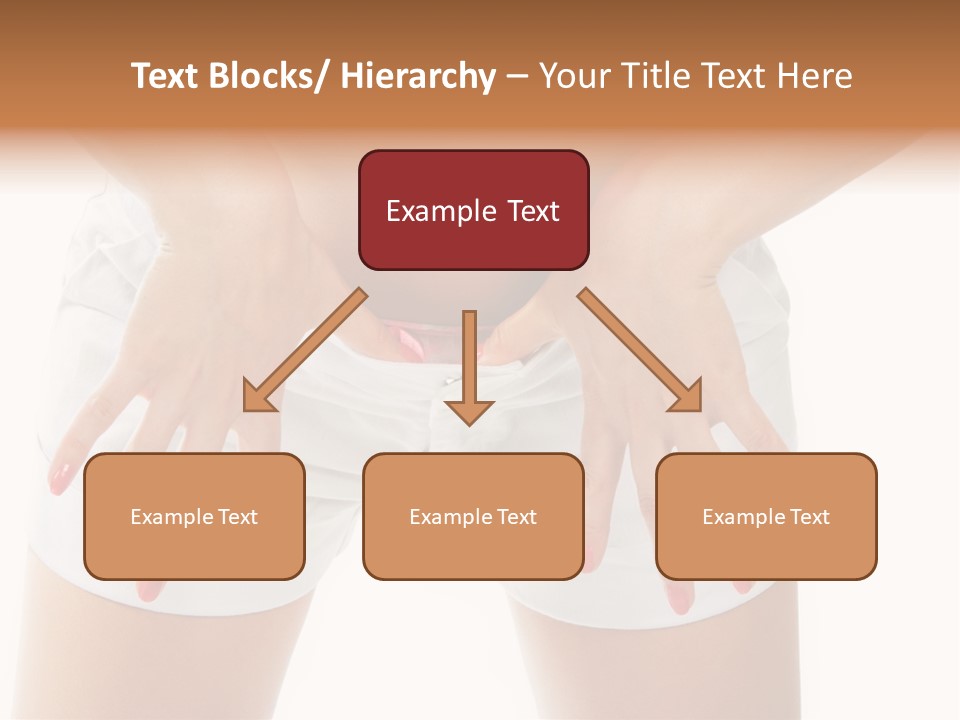 Dieting Clothing Emaciated PowerPoint Template