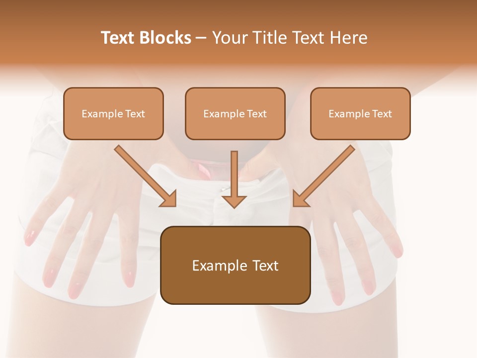 Dieting Clothing Emaciated PowerPoint Template