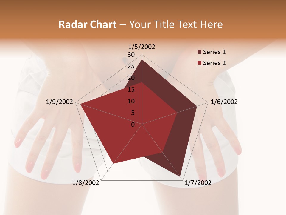 Dieting Clothing Emaciated PowerPoint Template