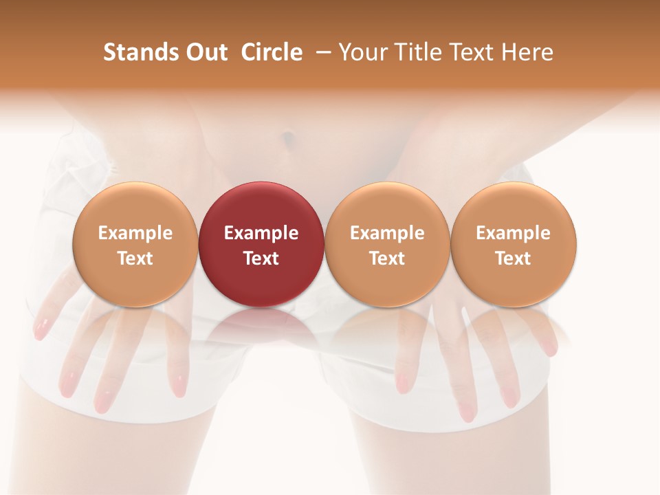 Dieting Clothing Emaciated PowerPoint Template