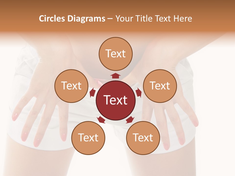 Dieting Clothing Emaciated PowerPoint Template