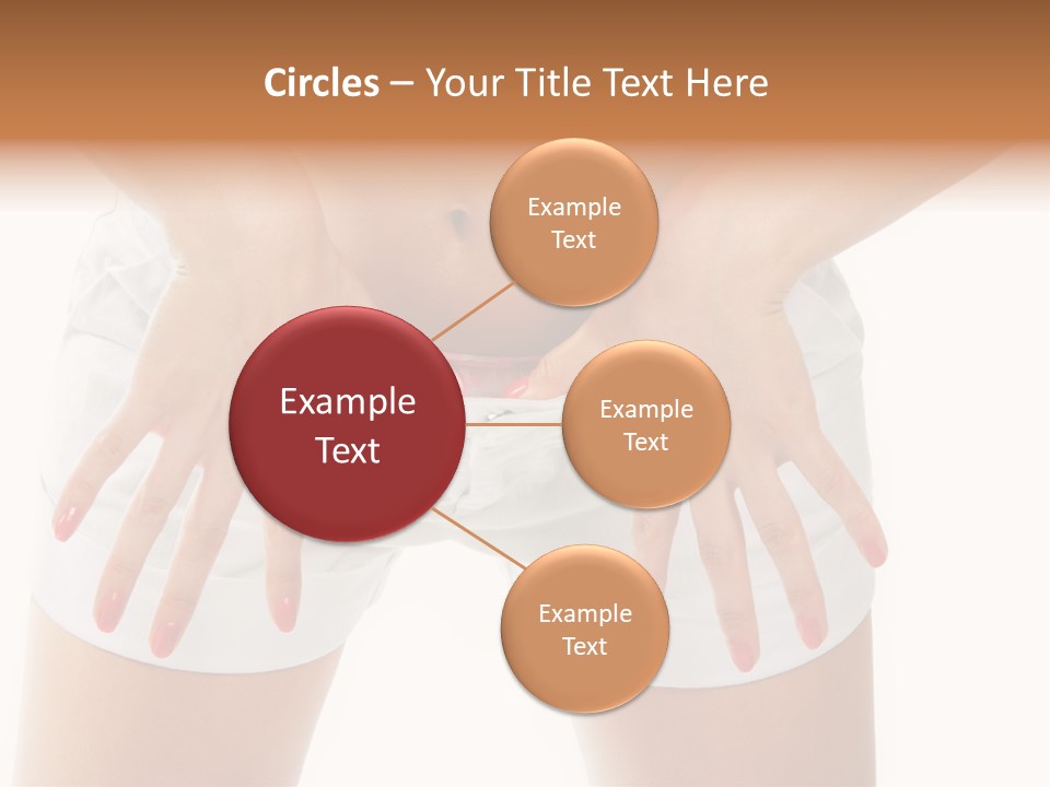 Dieting Clothing Emaciated PowerPoint Template