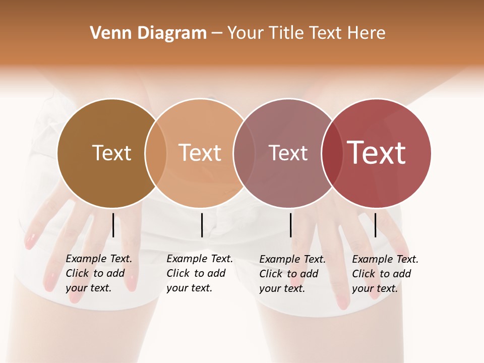 Dieting Clothing Emaciated PowerPoint Template