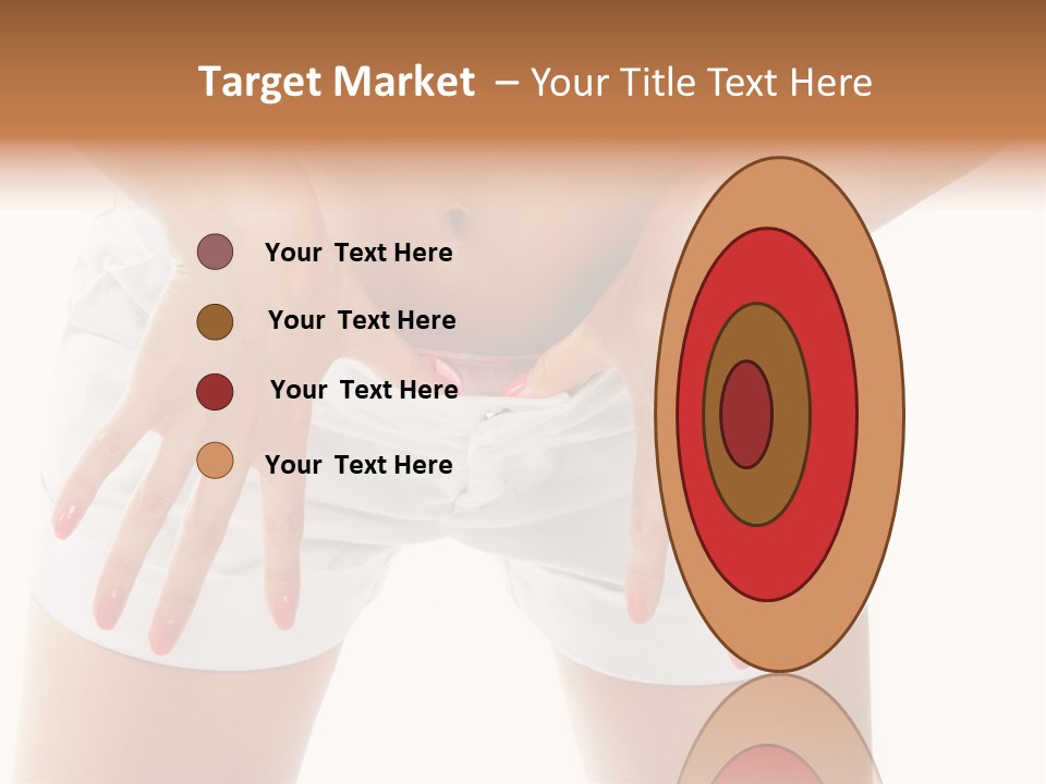 Dieting Clothing Emaciated PowerPoint Template