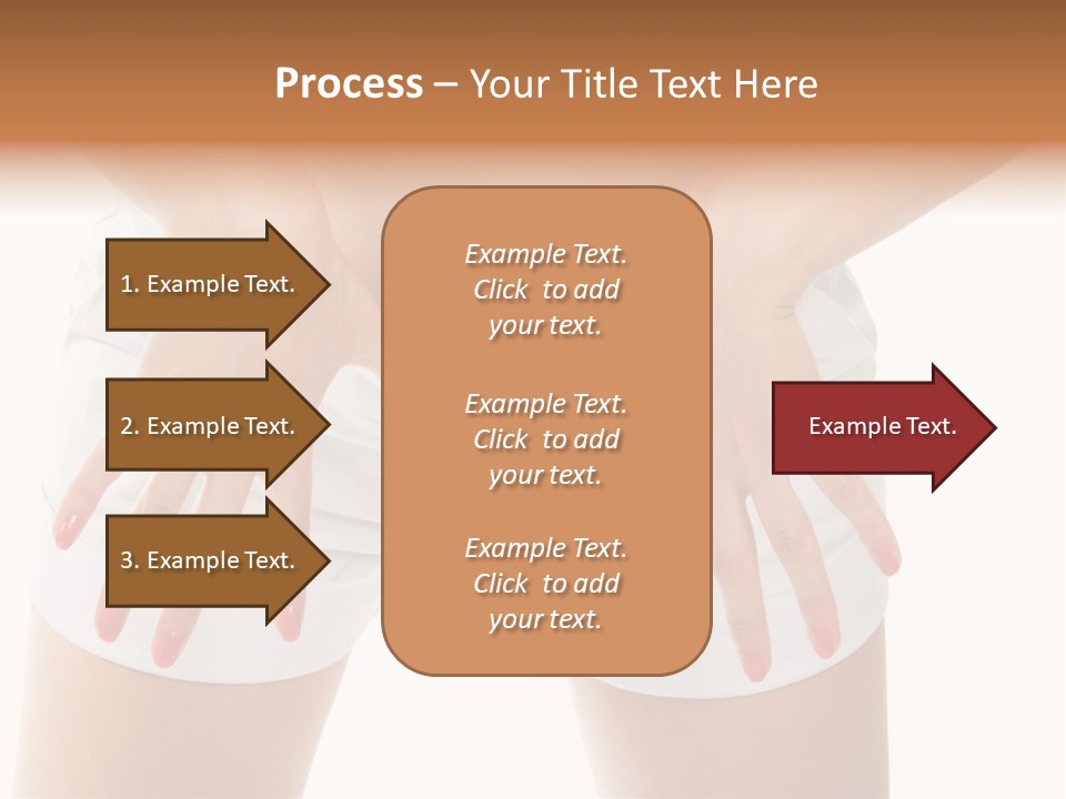 Dieting Clothing Emaciated PowerPoint Template