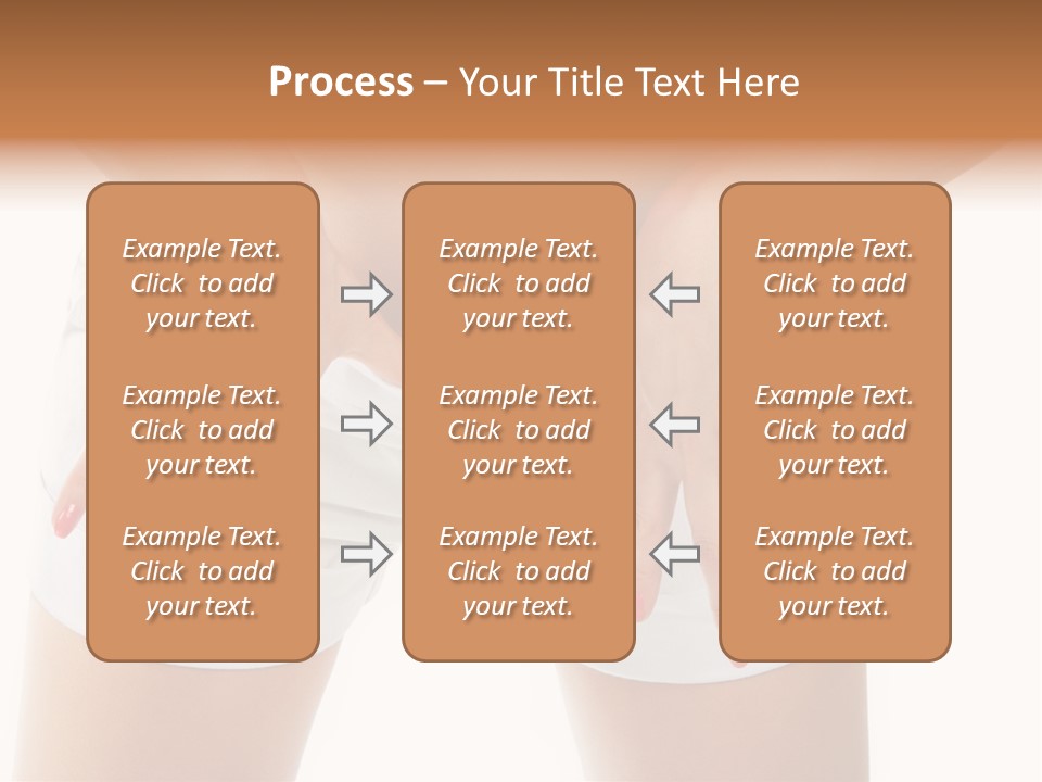 Dieting Clothing Emaciated PowerPoint Template