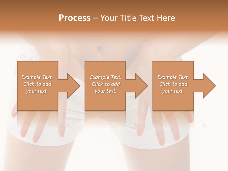 Dieting Clothing Emaciated PowerPoint Template