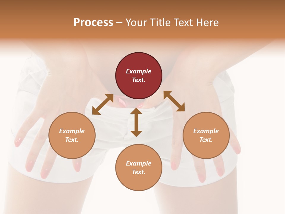 Dieting Clothing Emaciated PowerPoint Template