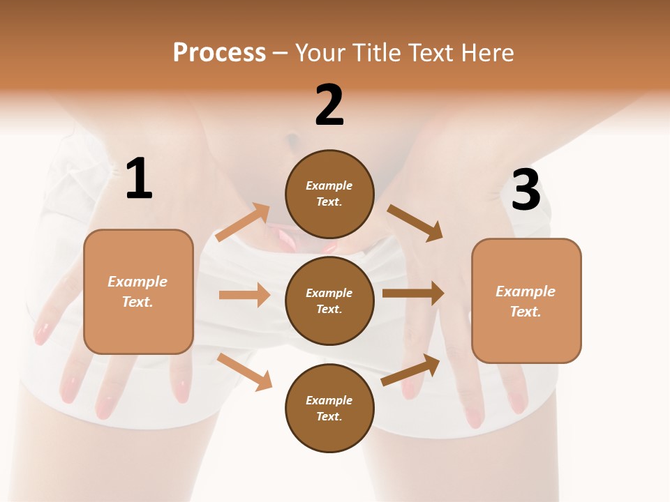 Dieting Clothing Emaciated PowerPoint Template