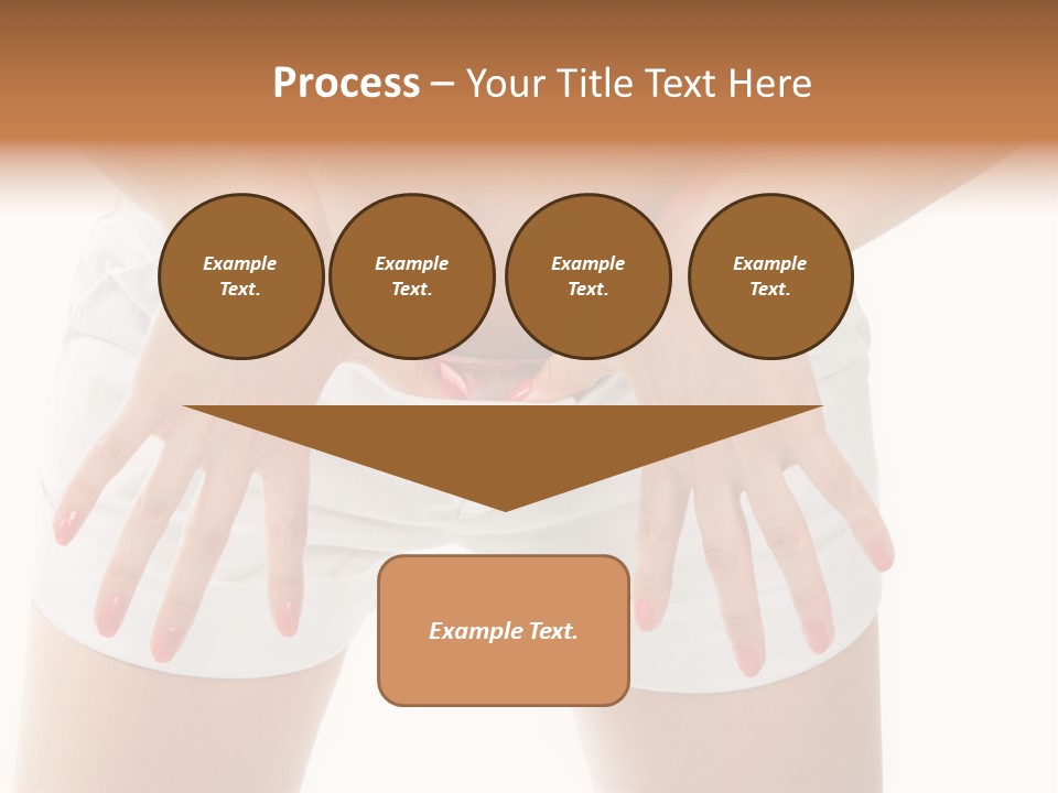 Dieting Clothing Emaciated PowerPoint Template