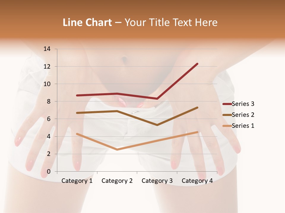 Dieting Clothing Emaciated PowerPoint Template